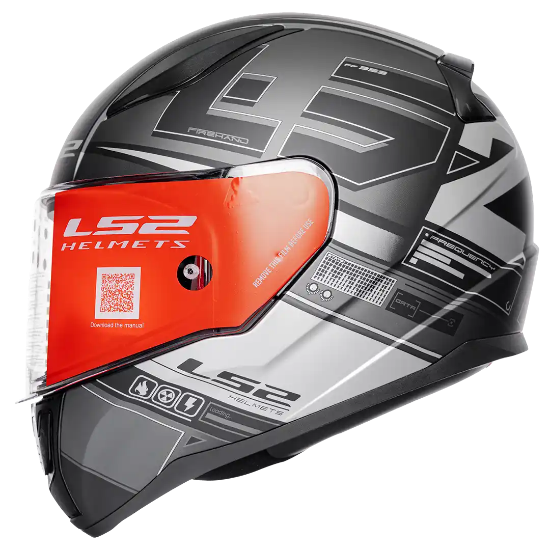 CASCO LS2 FF353 CODEX NEGRO MATE/GRIS