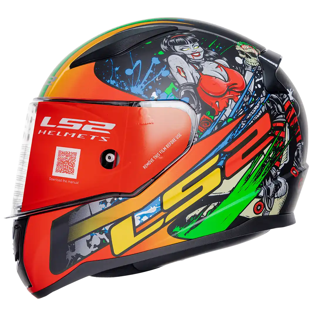 CASCO LS2 FF353 FIESTY NEGRO MATE