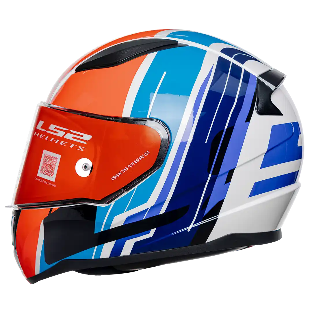 CASCO LS2 FF353 FLAG NARANJA