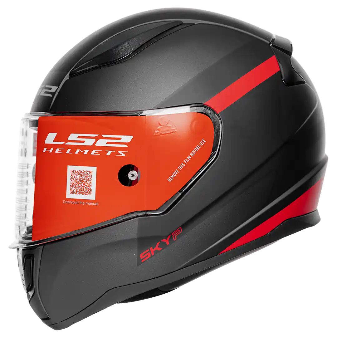 CASCO LS2 FF353 RAPID SETHDES NEGRO MATE/ROJO