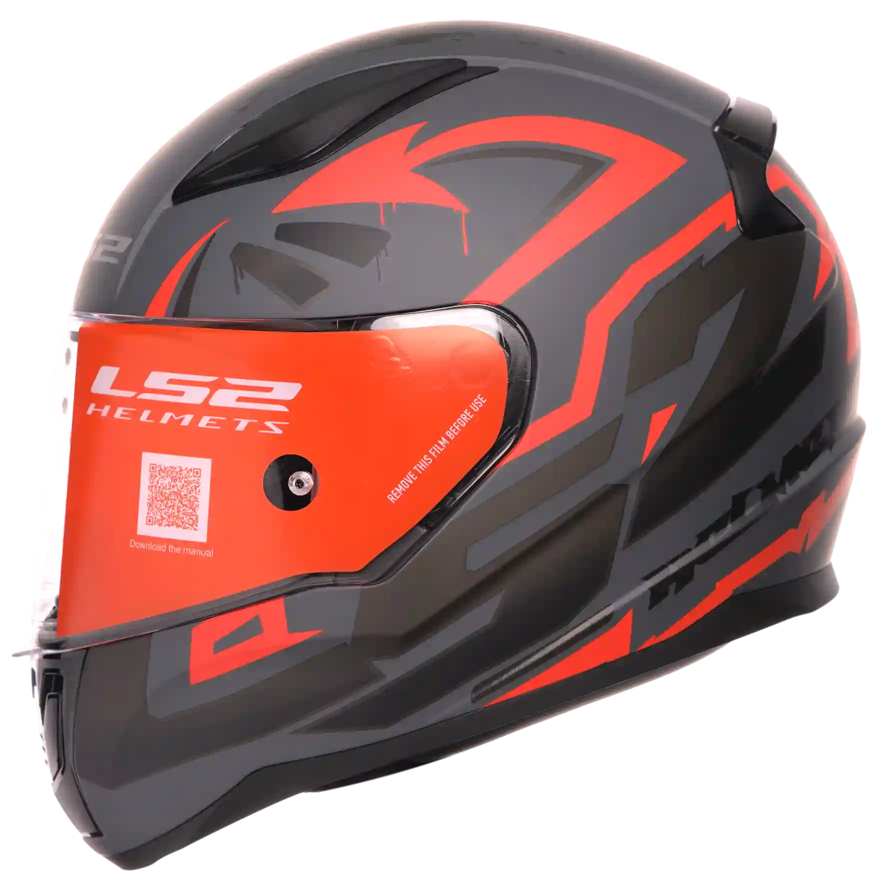 CASCO LS2 FF353 RAP-TAGLINE TITANIO MATE/NEGRO