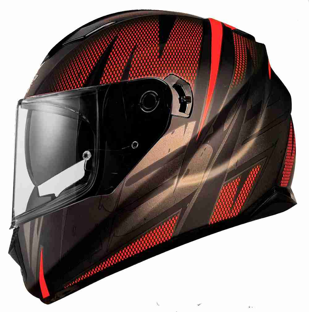 CASCO LS2 FF320 STEIN NEGRO MATE/ROJO