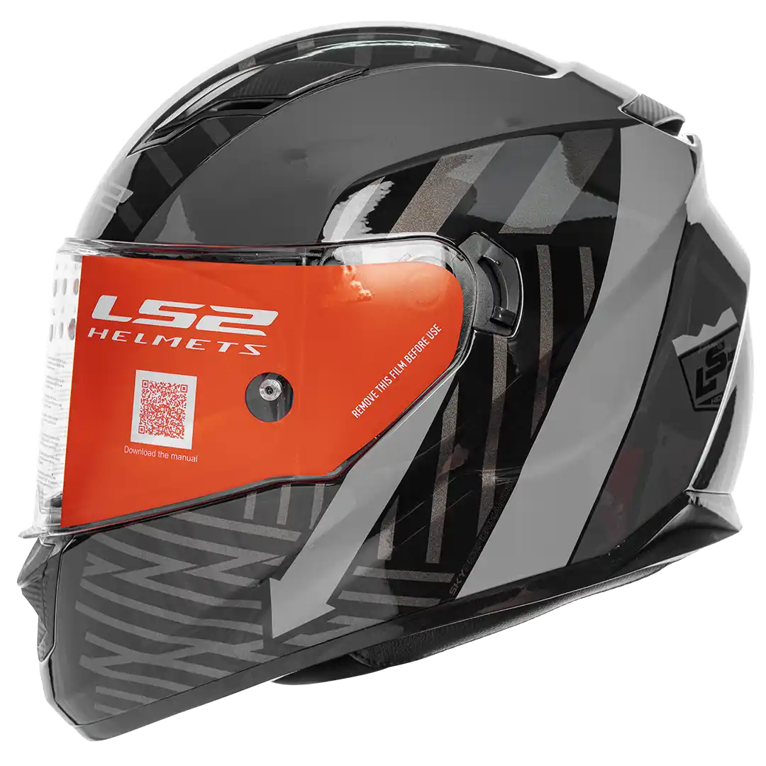 CASCO LS2 FF320 DARKNESS GRIS