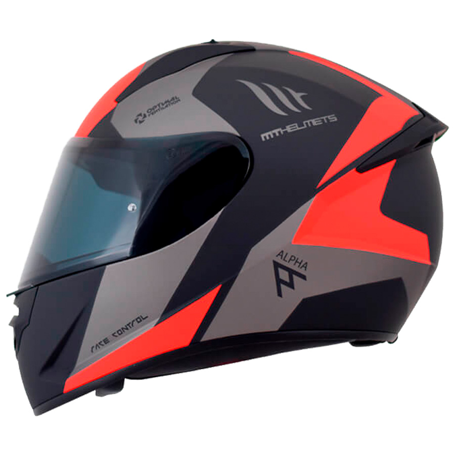 CASCO MT STINGER ALPHA ROJO MATE