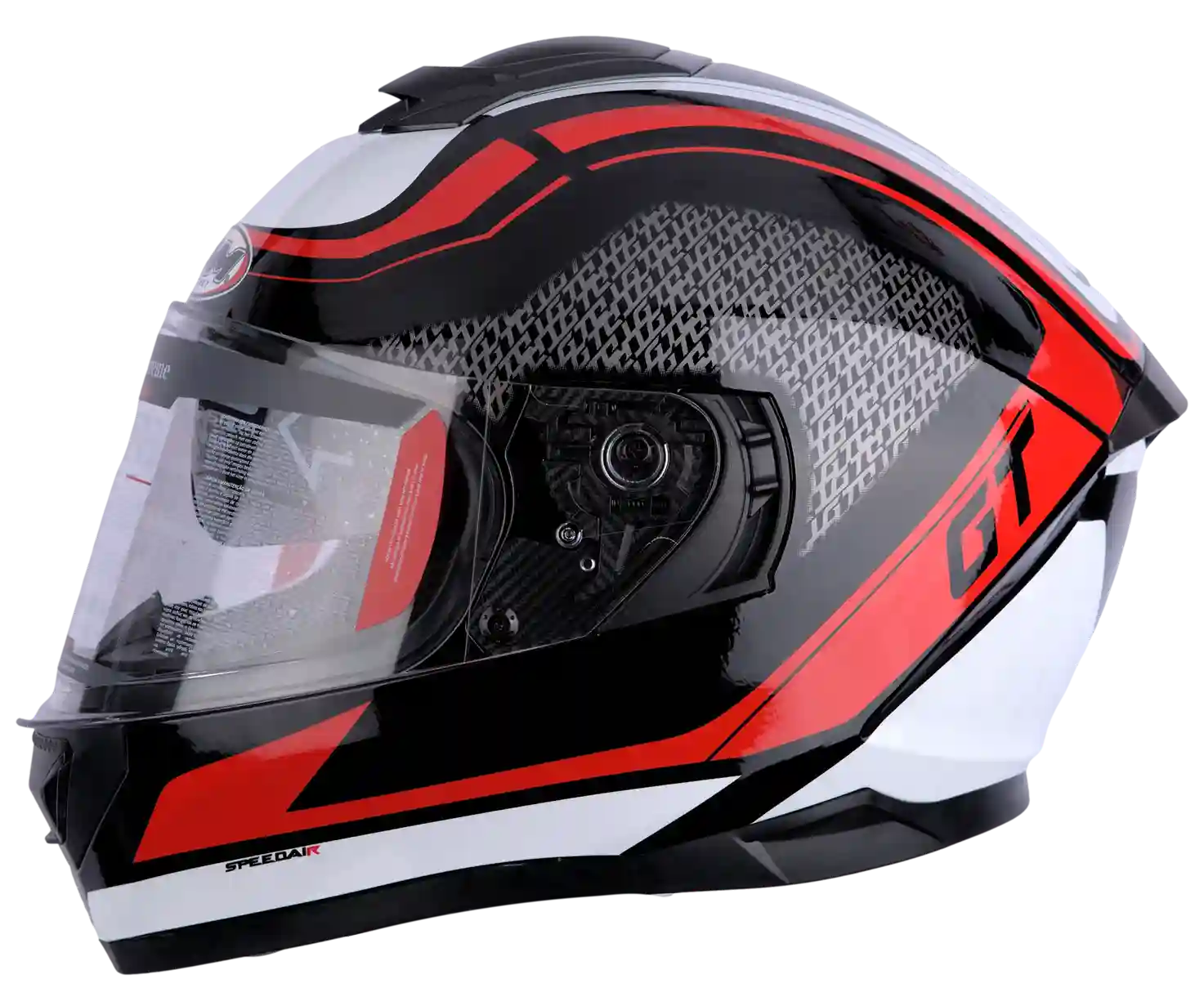 CASCO JHM 802 GT NEGRO/ROJO - DOT