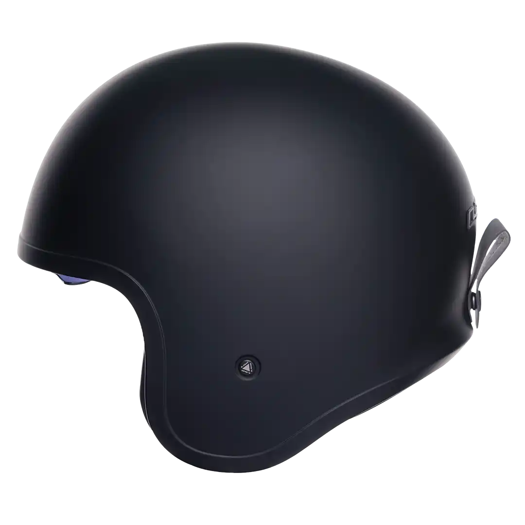 CASCO LS2 OF599 SPITFIRE SINGLE MONO NEGRO MATE