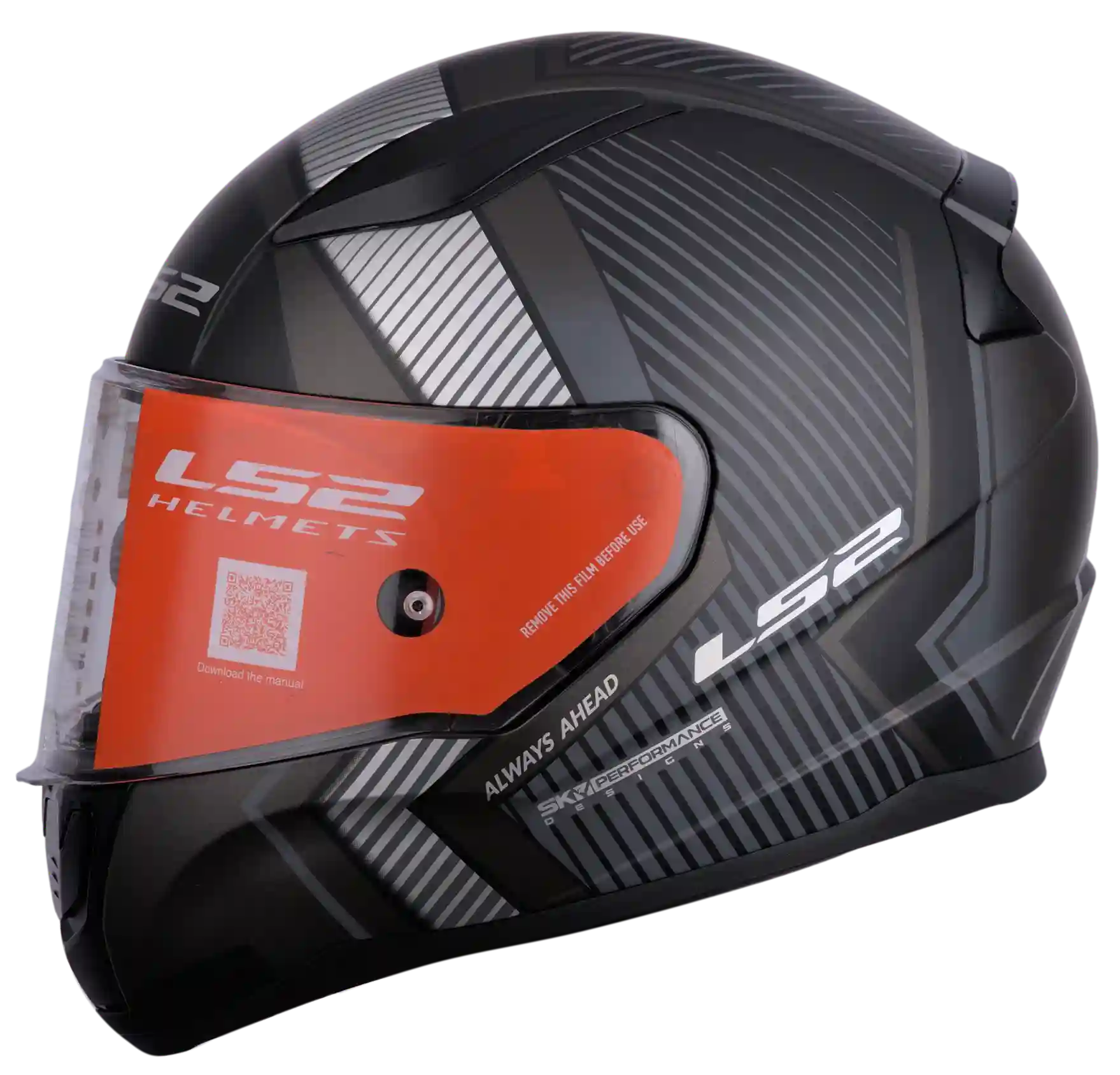 CASCO LS2 FF353 RAPID EXTRA NEGRO MATE/GRIS