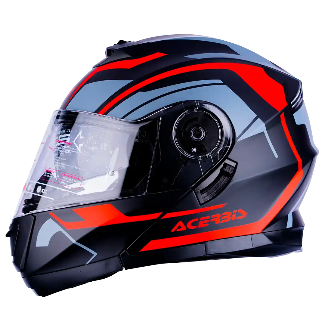 CASCO ACERBIS SEREL NEGRO/ROJO