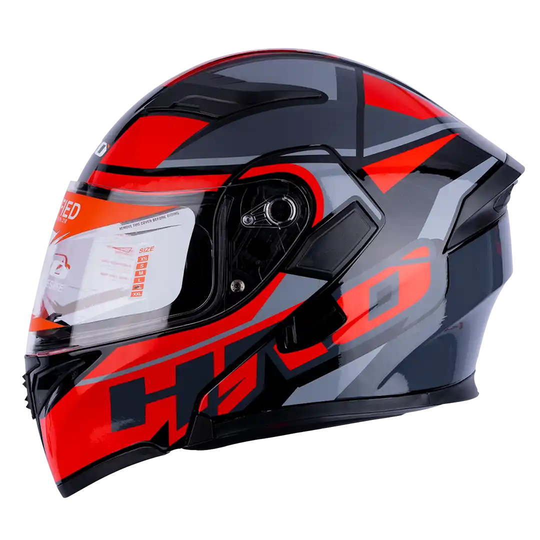 CASCO HRO 3400DV ZILET NEGRO/ROJO