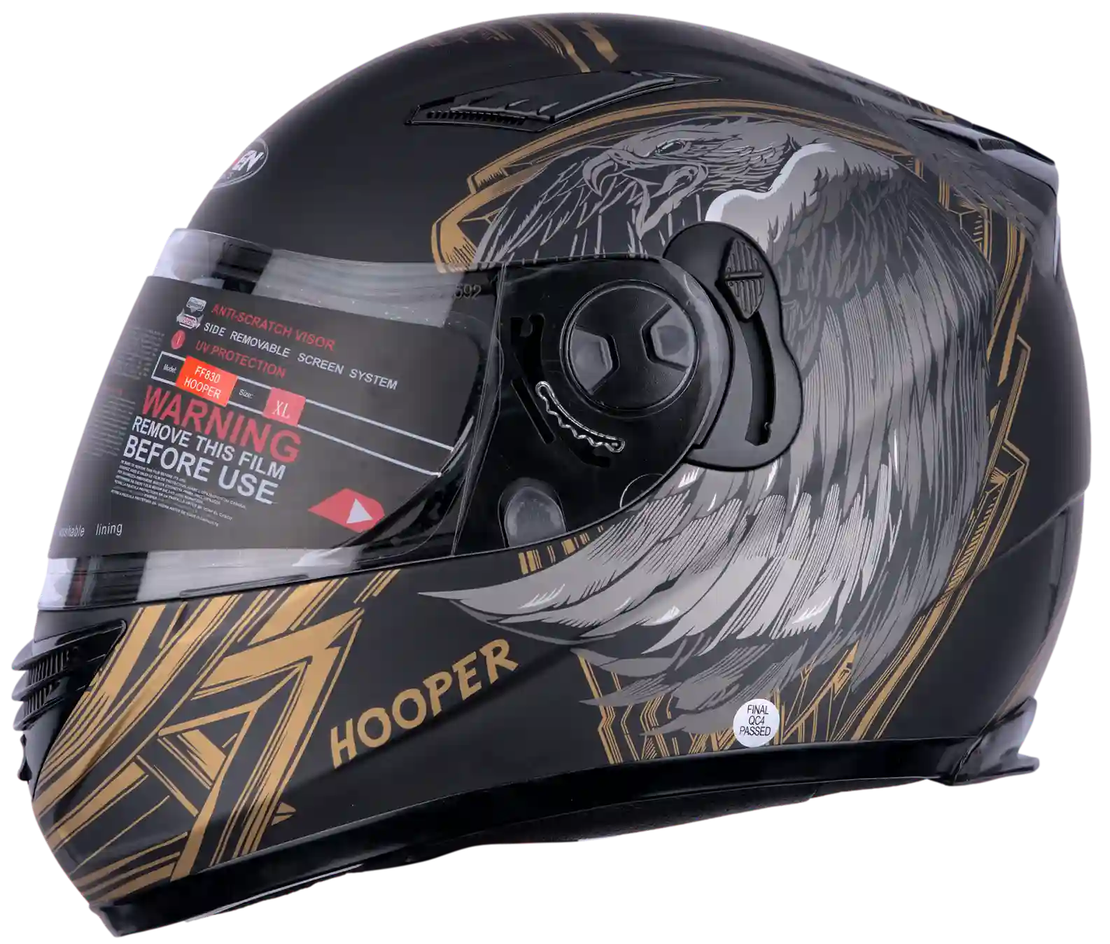 CASCO HOKEN 830 HOOPER AMARILLO MATE