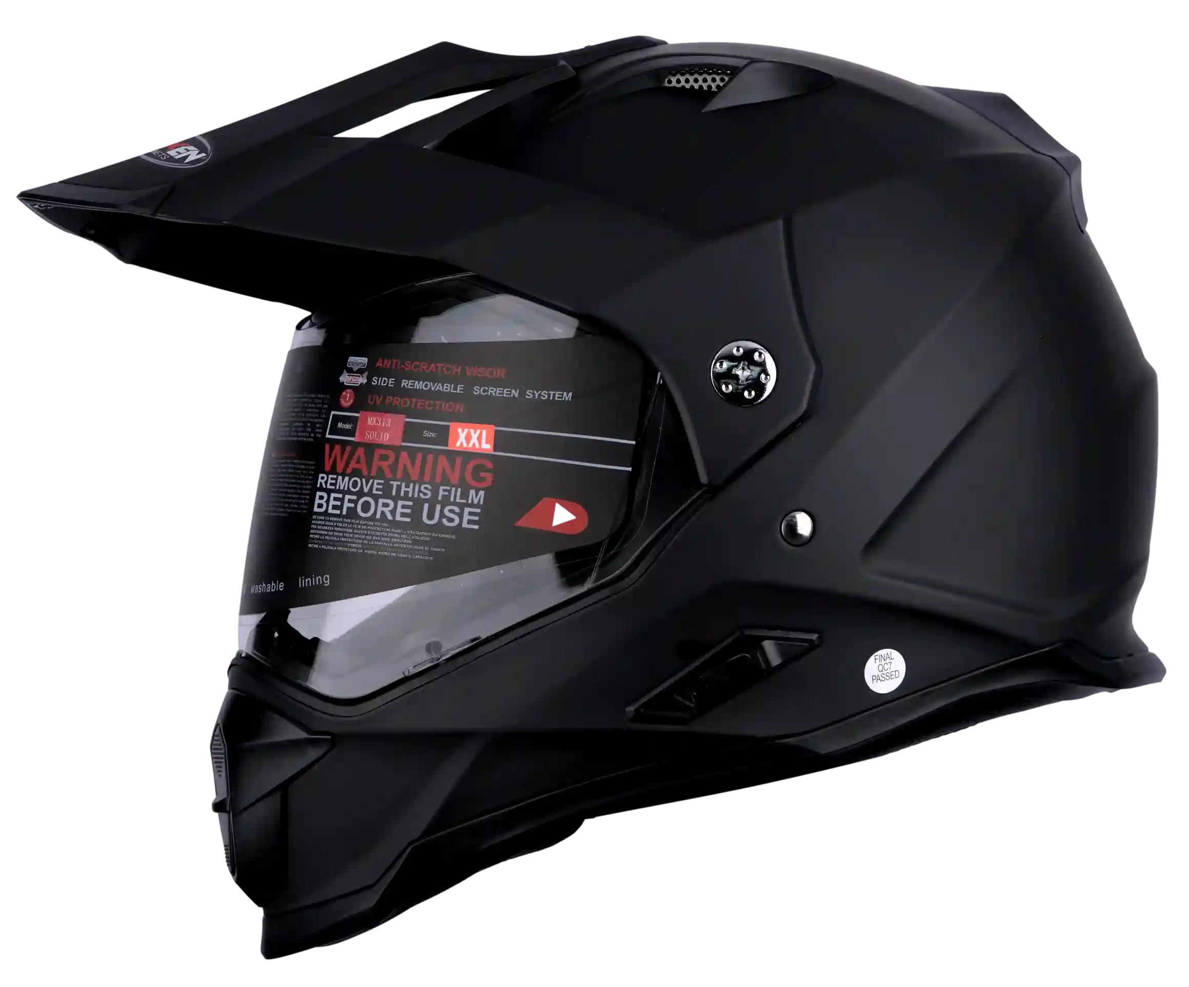 CASCO HOKEN 313 URBAN CROSS NEGRO MATE