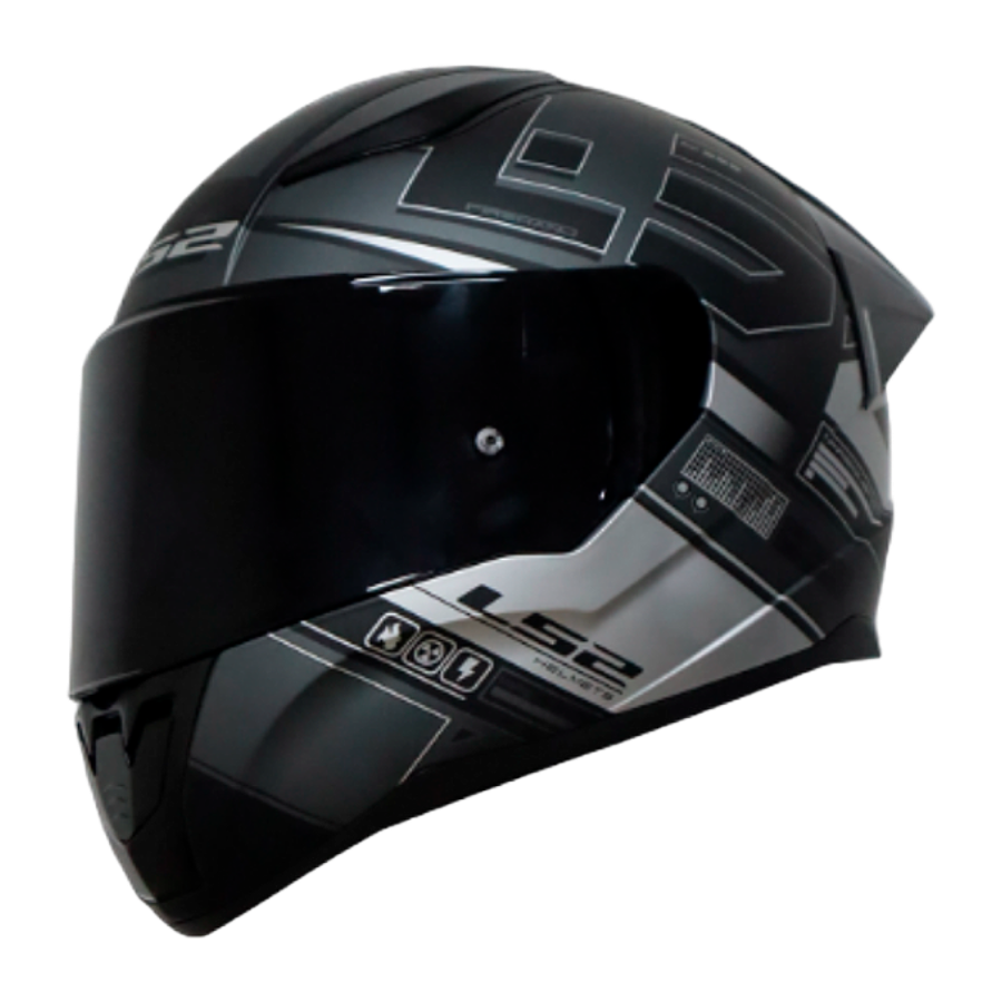 CASCO LS2 NS353 CODEX NEGRO MATE / GRIS