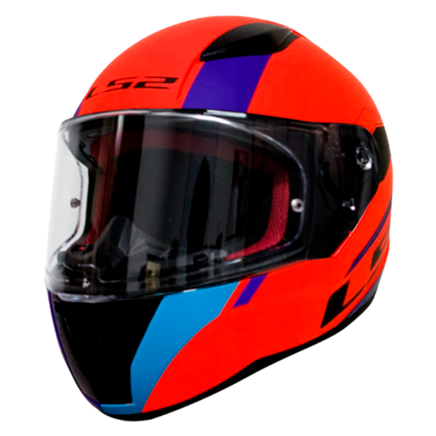 CASCO LS2 NS353 DRIVEWAY NARANJA MATE/AZUL