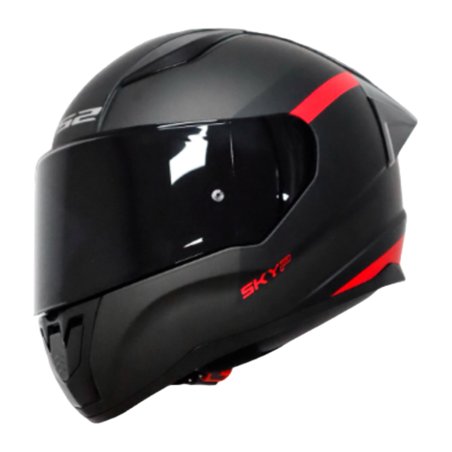 CASCO LS2 NS353 RAPID SETHDES NEGRO MATE / ROJO