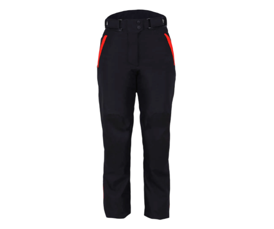 PANTALON LS2 PARA MUJER CHART NEGRO/ROJO