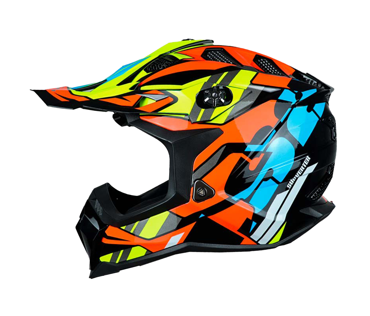 CASCO CROSS LS2 MX700 RASCAL NEGRO/NARANJA 