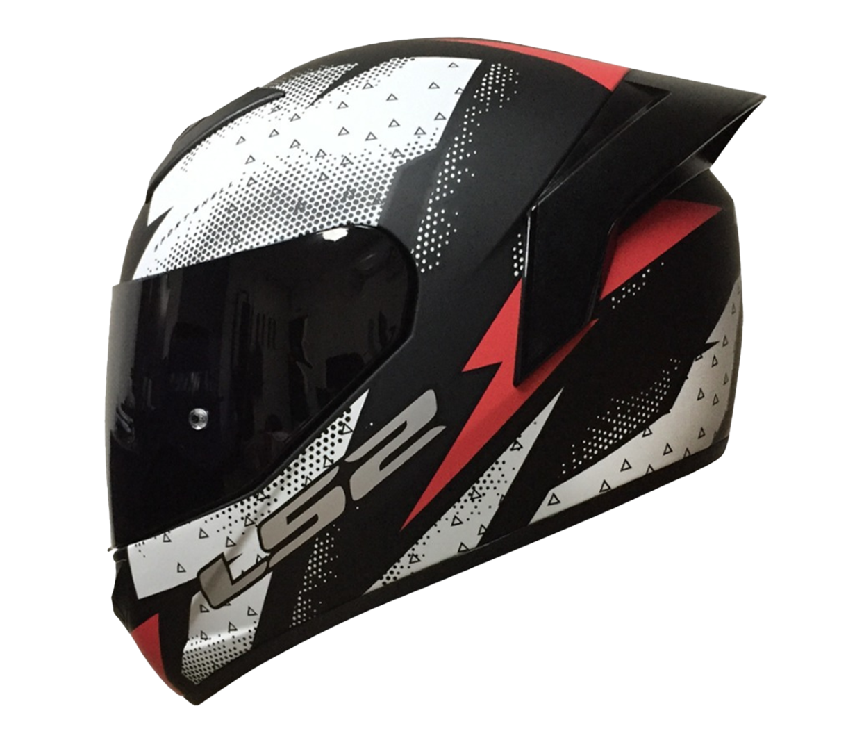 CASCO LS2 NS352 THUNDER BLANCO MATE/ROJO 