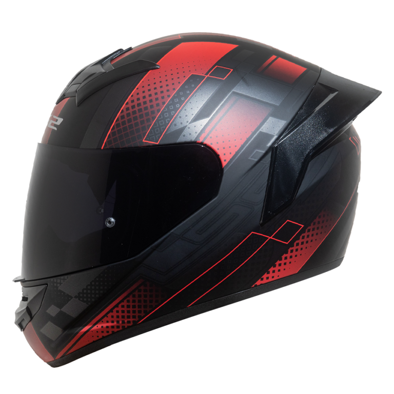CASCO LS2 NS352 ENIX NEGRO MATE/ROJO 