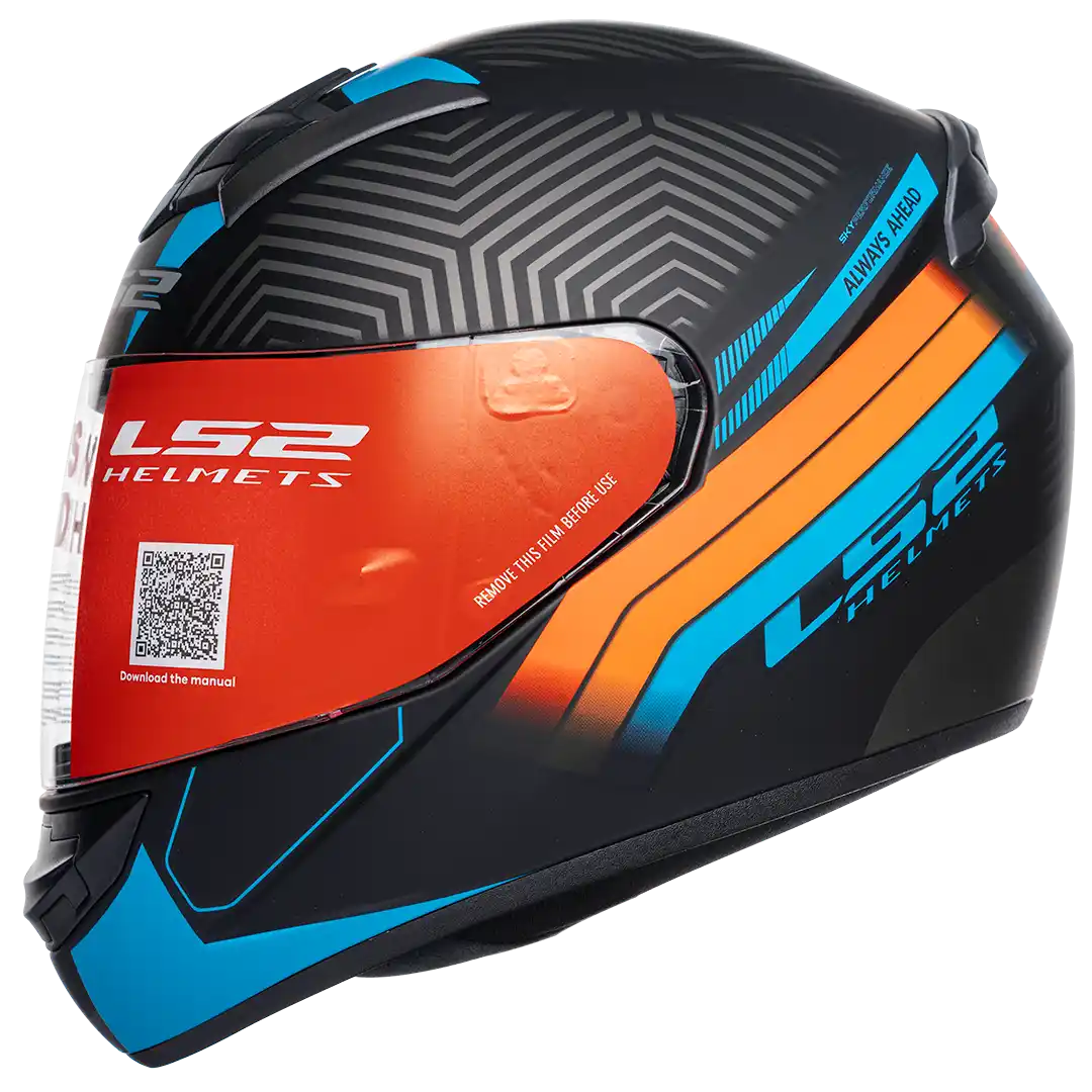 CASCO LS2 FF352 ZEN NEGRO MATE/AZUL