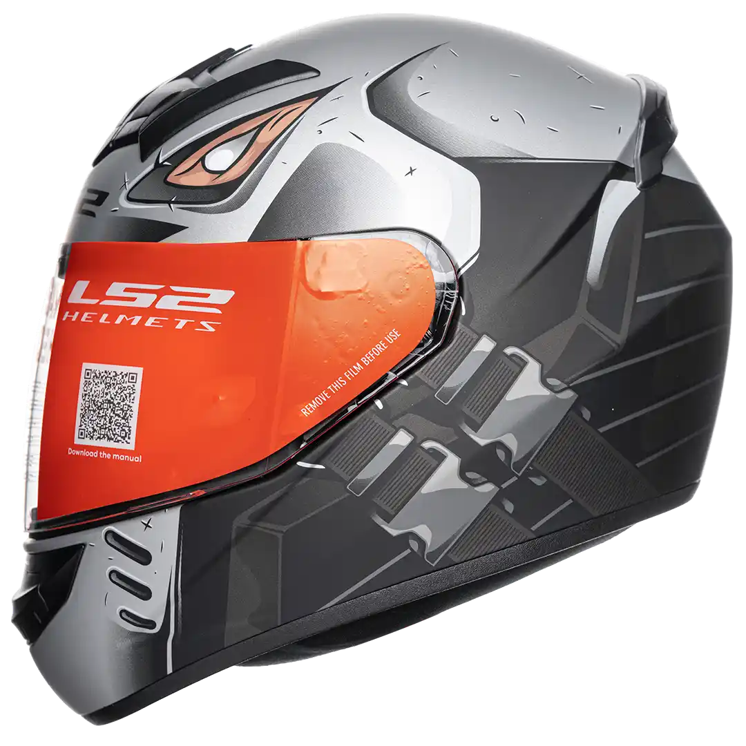 CASCO LS2 FF352 STROKE NEGRO MATE/GRIS