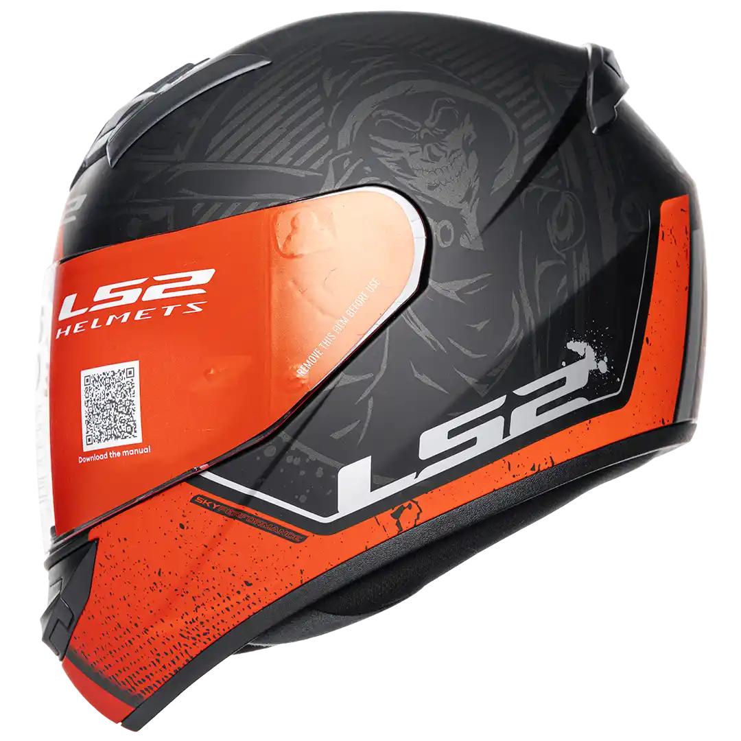 CASCO LS2 FF352 STREET NEGRO/MATE/NEON/NARANJA