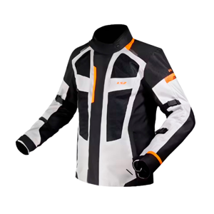 CASACA LS2 HOMBRE SCOUT NEGRO / GRIS / NARANJA