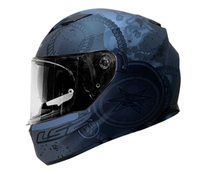 CASCO LS2 FF320 VIATOR NEGRO MATE/GRIS