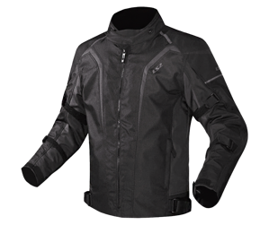 CASACA LS2 HOMBRE SEPANG NEGRO/GRIS OSCURO 