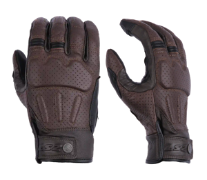 GUANTES LS2 CUERO HOMBRE RUST MARRON