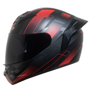 CASCO LS2 NS352 ENIX NEGRO MATE/ROJO 