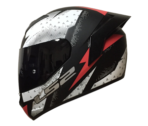 CASCO LS2 NS352 THUNDER BLANCO MATE/ROJO 