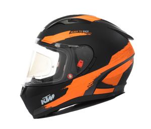 CASCO KTM V2 STREET NEGRO/NARANJA