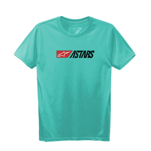 POLO ALPINESTARS MANGA CORTA INDULGENT TURQUESA