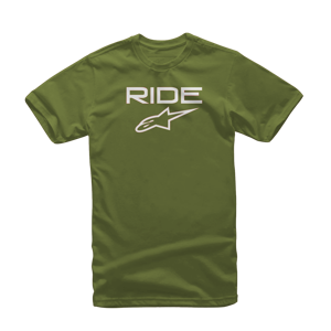 POLO ALPINESTARS MANGA CORTA RIDE 2.0 VERDE MILITAR