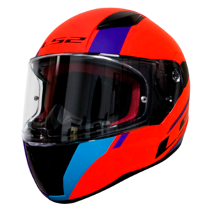 CASCO LS2 NS353 DRIVEWAY NARANJA MATE/AZUL