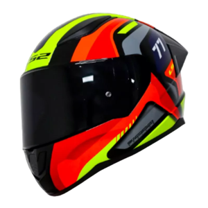 CASCO LS2 NS353 RAPID HYPERS NEGRO/NARANJA